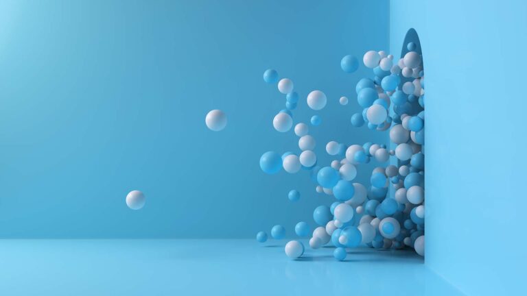 Blue bubbles